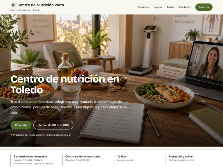 Portada 3: foto a todo lo ancho con el mensaje abajo